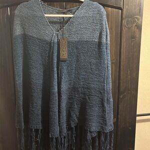 Maxsport Poncho New Style MX13506-1 In Dark‎ Ink Combo Size S/M